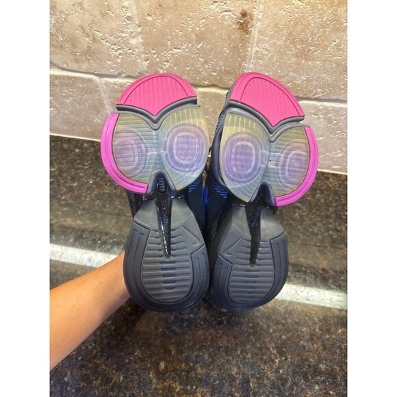 Nike Air Zoom SuperRep 2 Women’s 8.5 Black/Red Plum/Sapphire/Cyber EUC - Picture 6 of 9